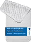 Rubagrip Bath Mat Non Slip Anti Mould for Inside Bath - Slip Resistant with Secure Grip Suction Cups, Easy to Clean, Made from Natural Rubber, Anti-Bacterial Hygiene 'N' Clean (58 x 34cm)