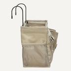 Bedside Caddy Hanging Storage Organizer, 12 x 37 x 20 cm, Linen