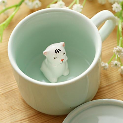 Coffee Milk Tea Ceramic Mugs 3D Animal Morning Cup Best Gift for Morning Drink Weddings Birthdays Gifts for Women Father's Day Mother for Girls Boys