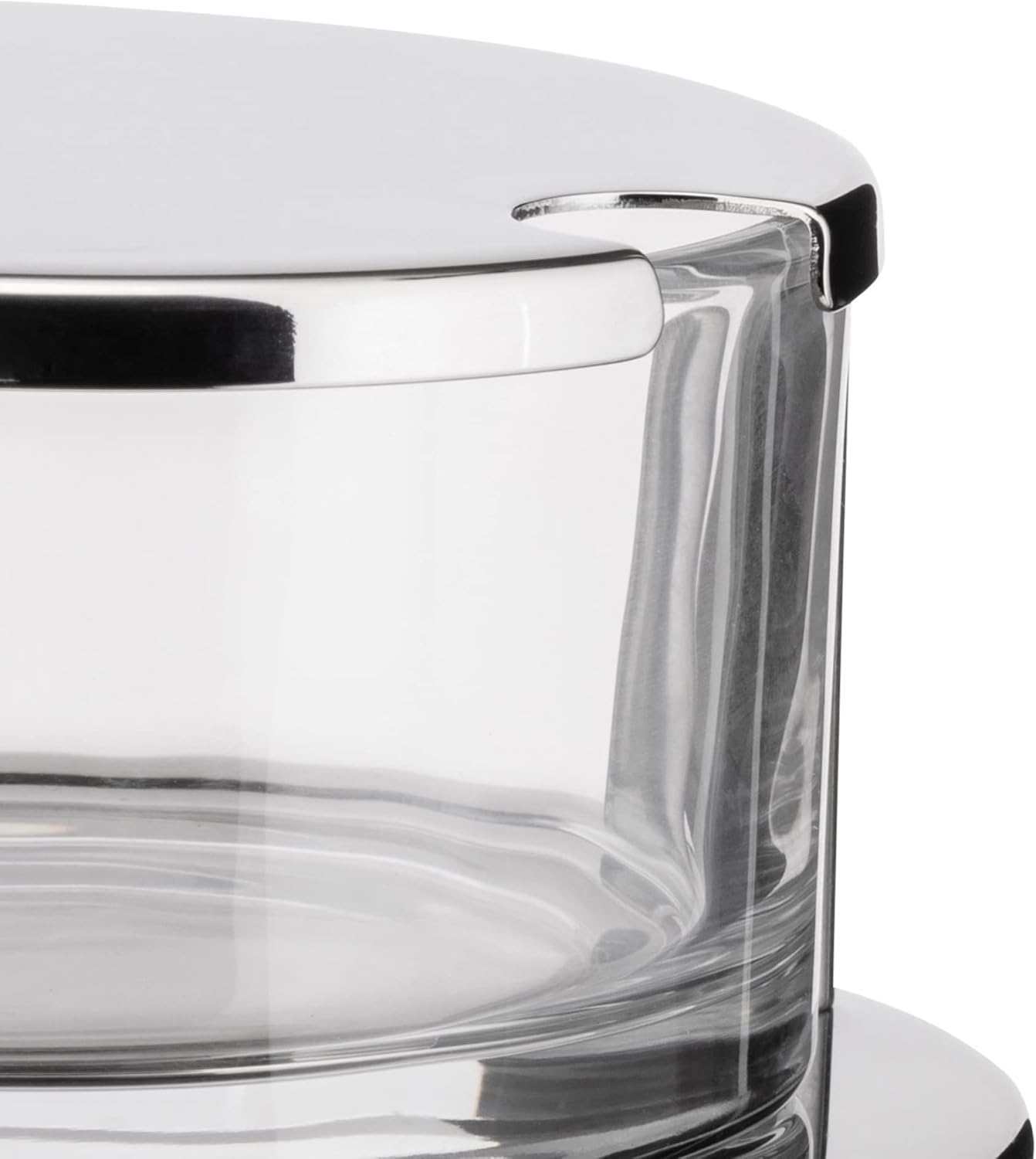5071 - Design Cheese Cellar, Glass and Stainless Steel