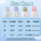 Sleeping Bag 1.5 TOG Unisex Wearable Blanket Swaddle for Newborn Soft 100% Cotton Sleeveless Sleeping Sack with Double Zipper Grey 18-36Months