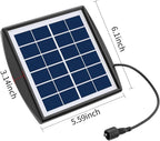 Decdeal Fountain Pump 6V/2W Solar Water Pump with Adjustable Solar Panel DIY Birdbath Fountain Pump Outdoor Water Fountain Panel Kit for Fish Tank Small Pond Garden Patio Lawn Pool
