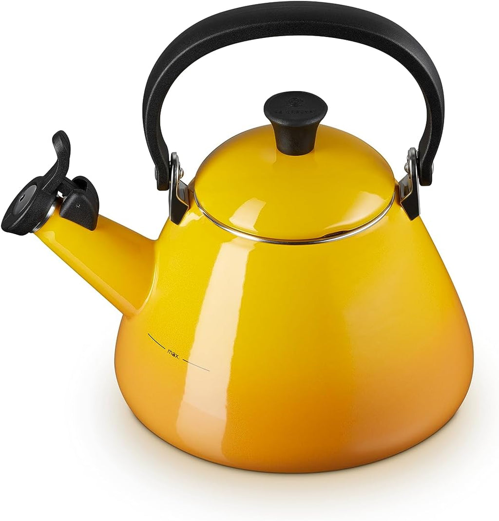 Kone Stove-Top Kettle with Whistle, Suitable for All Hob Types Including Induction, Enamelled Steel, Capacity, 1.6 L, Nectar, 40101026720000