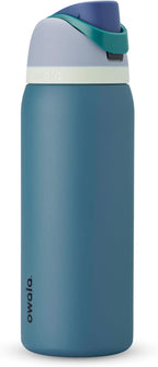 FreeSip Insulated Stainless Steel Water Bottle with Straw for Sports and Travel, Leak Proof, BPA-Free, 945ml, Denim