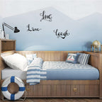 3 Pieces Black Metal Letter Sign Decor 'Live Laugh Love' WordArt Wall Art Decor for Home Indoor Outdoor Bedroom Living room Bathroom and Office