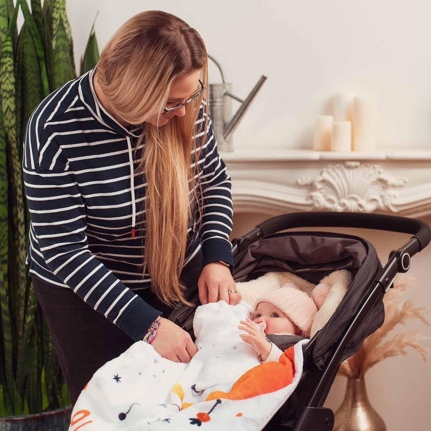 Happy You Baby Milestone Blanket Boy or Girl Unisex Monthly Baby Age Photo Mat |Personalised Newborn Gifts | Soft & Comfortable Fleece | |100 x 127 cm