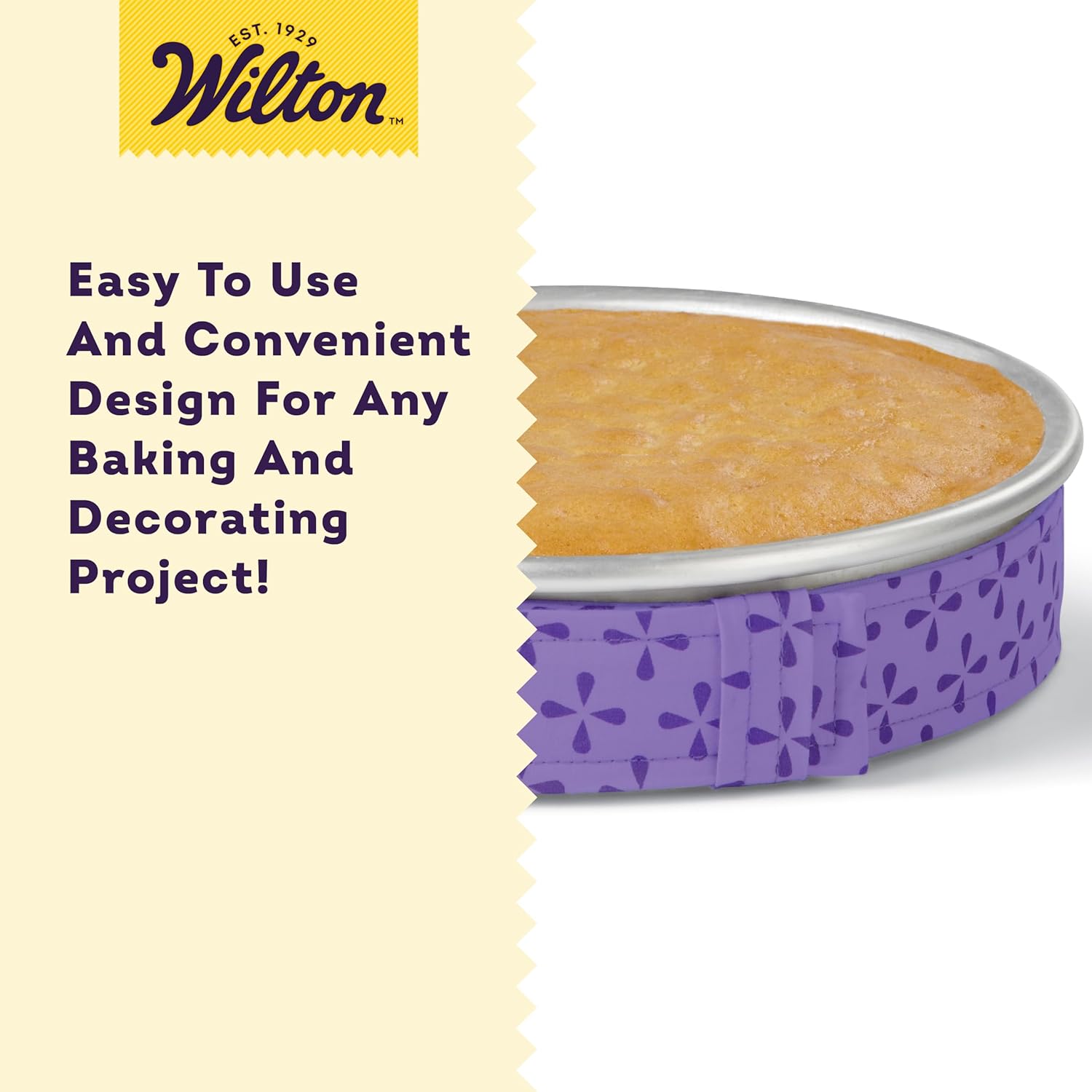 Bake Even Cake Strips, 2 Pieces, Purple