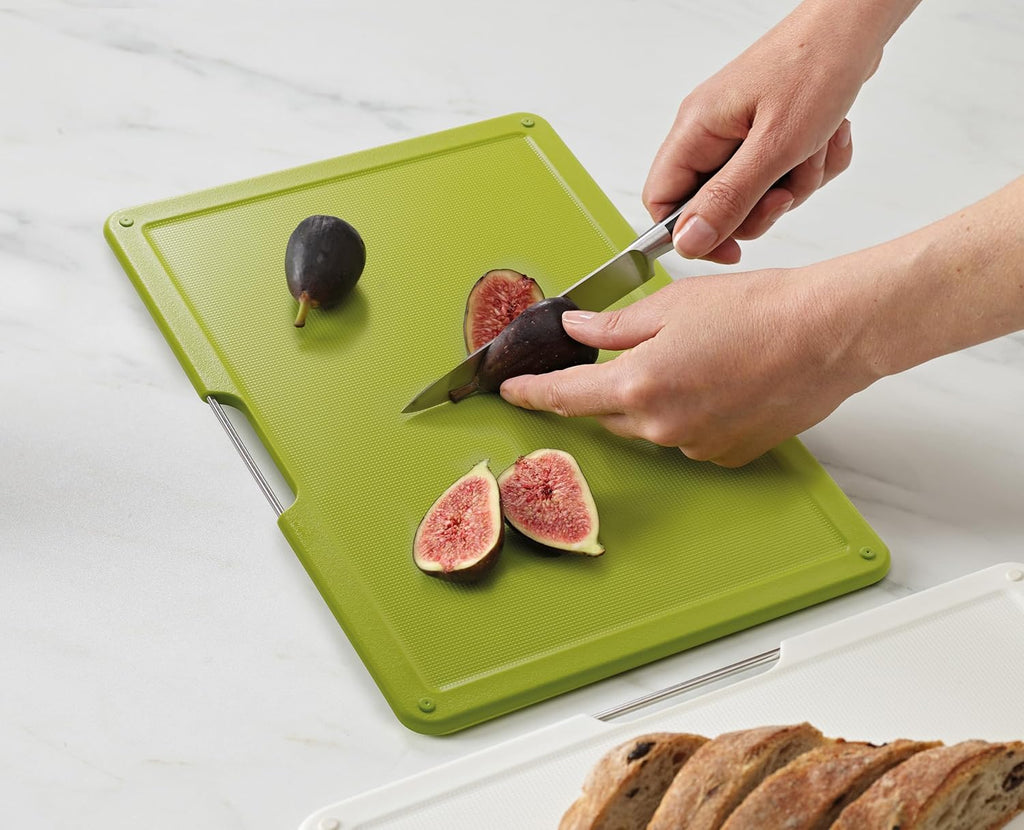 Folio Slim 3-Piece Under Shelf, Space saving Chopping Board Set, Multicolour
