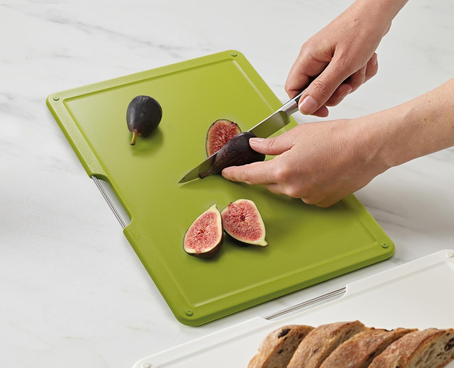 Folio Slim 3-Piece Under Shelf, Space saving Chopping Board Set, Multicolour