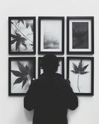 Black A4 Frame Set of 4 (21x29.7cm) with Mount for 19x14cm | Poster & Certificate Frame | Wall Mount or Table Top Display | Classic Style