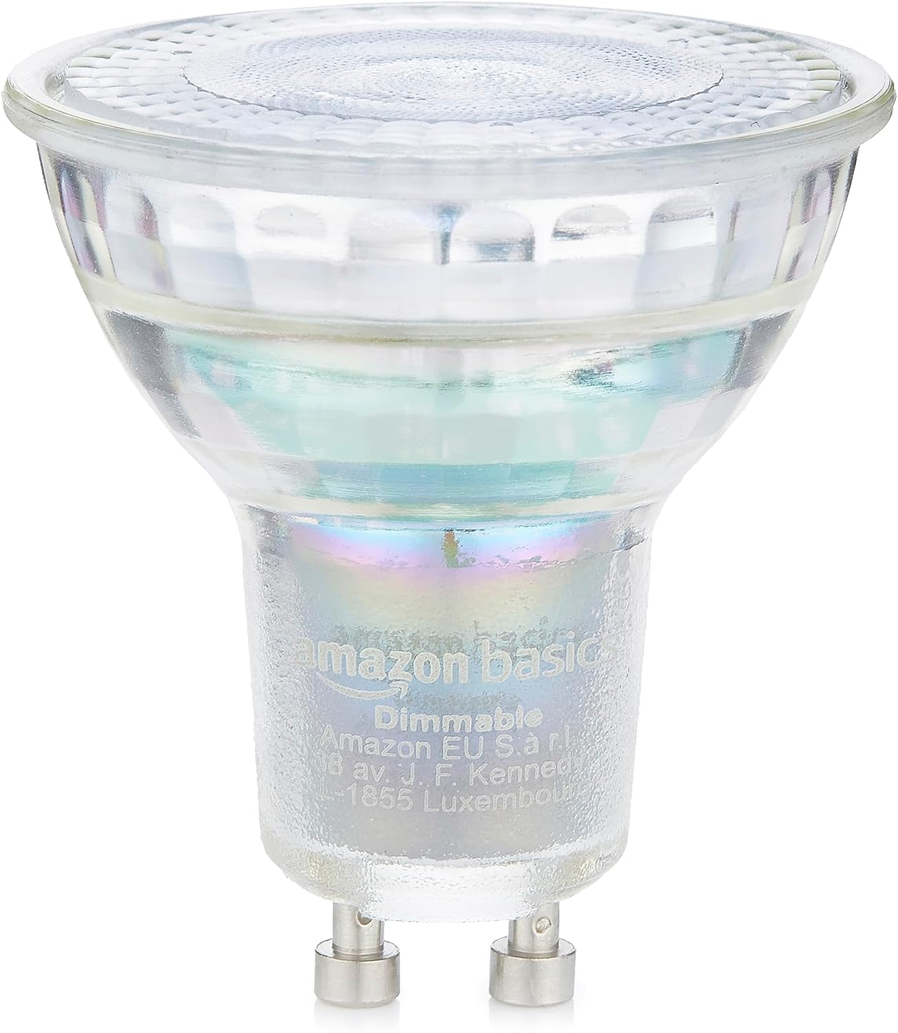 Professional LED GU10 Spotlight Bulb, 3.7W (equivalent to 35W) Cool White, Dimmable (6-Pack)