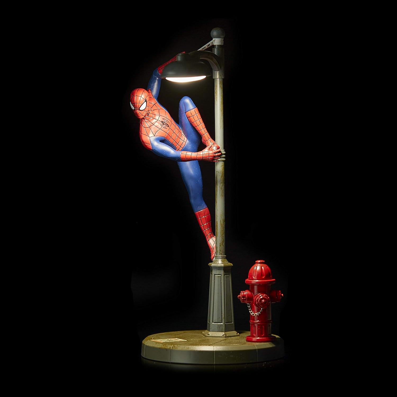 Spider-Man Paladone | Marvel Spiderman Desk Lamp | Officially Licensed Disney Light | Marvel Streetlight Spotlight | Gift for Multiverse Fans | Avengers Desk Light | Peter Parker Table Lamp Secondary image