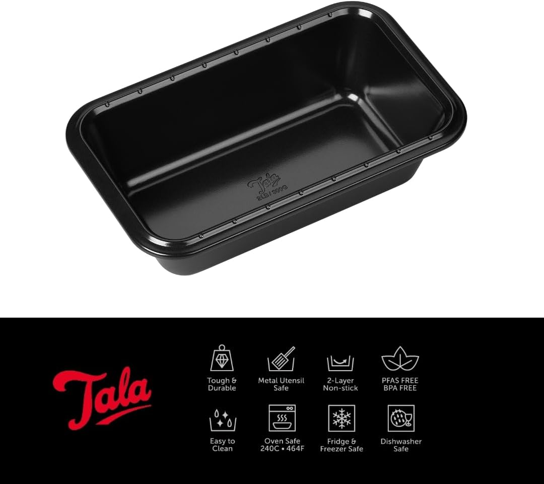Performance, 2lb Loaf Pan, Professional Gauge Carbon Steel with Eclipse Non-Stick Coating; Perfect loaf tin for Cakes and Loaves, 24.4x14.4x6.95 cm Secondary image