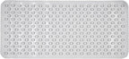 Rubagrip Bath Mat Non Slip Anti Mould for Inside Bath - Slip Resistant with Secure Grip Suction Cups, Easy to Clean, Made from Natural Rubber, Anti-Bacterial Hygiene 'N' Clean (58 x 34cm)