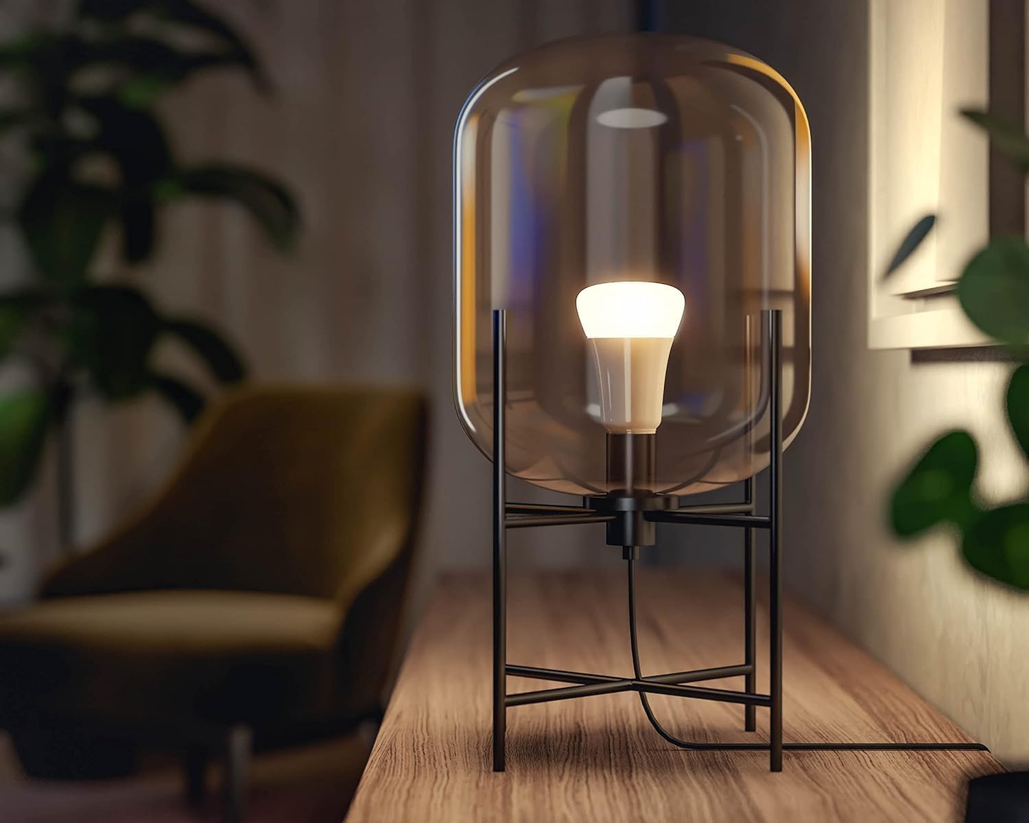 NEW White Ambiance Smart Light Bulb 75W - 1100 Lumen [E27 Edison Screw] With Bluetooth. Works with Alexa, Google Assistant and Apple Homekit