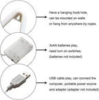 LED Letter Lights Warm White Neon Word Signs Battery/USB Operated Alphabet Sign Art Wall Light for Kids Room Wedding Birthday Party Christmas Home (L)