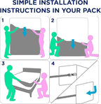 Bed Bug Mattress Protector, Anti Allergy Fully Zipped Waterproof Mattress Encasement with Zip dust mite cover King size (152 x 200+30cm)