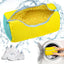 Shoe Washing Machine Bag, 1Pcs Yellow Reusable Laundry Shoe Bag Shoe Cleaning Bag, Shoe Wash Durable Bag For Washing Machine With Premium Zipper, Laundry Shoes Bag for Delicates Trainers Socks Bras.