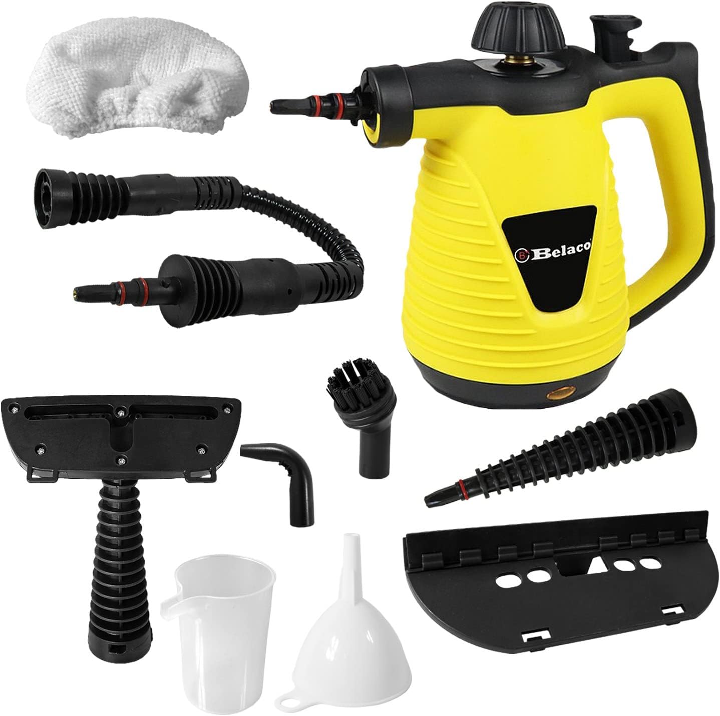 Handheld Steam Cleaner 1050W, Pressurised Multi-Purpose Steam Cleaner with 9 Accessories, Upholstery & Multi-Surface Steamer for Home, Sofa, Bathroom & Car – BS-C388 Main image