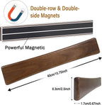 Magnetic Knife Strips, Magnetic Knife Holder for Wall, Acacia Wood Knife Magnetic Strip Use as Knife Bar, Knife Holder for Kitchen Utensil Organizer, 40cm/16in