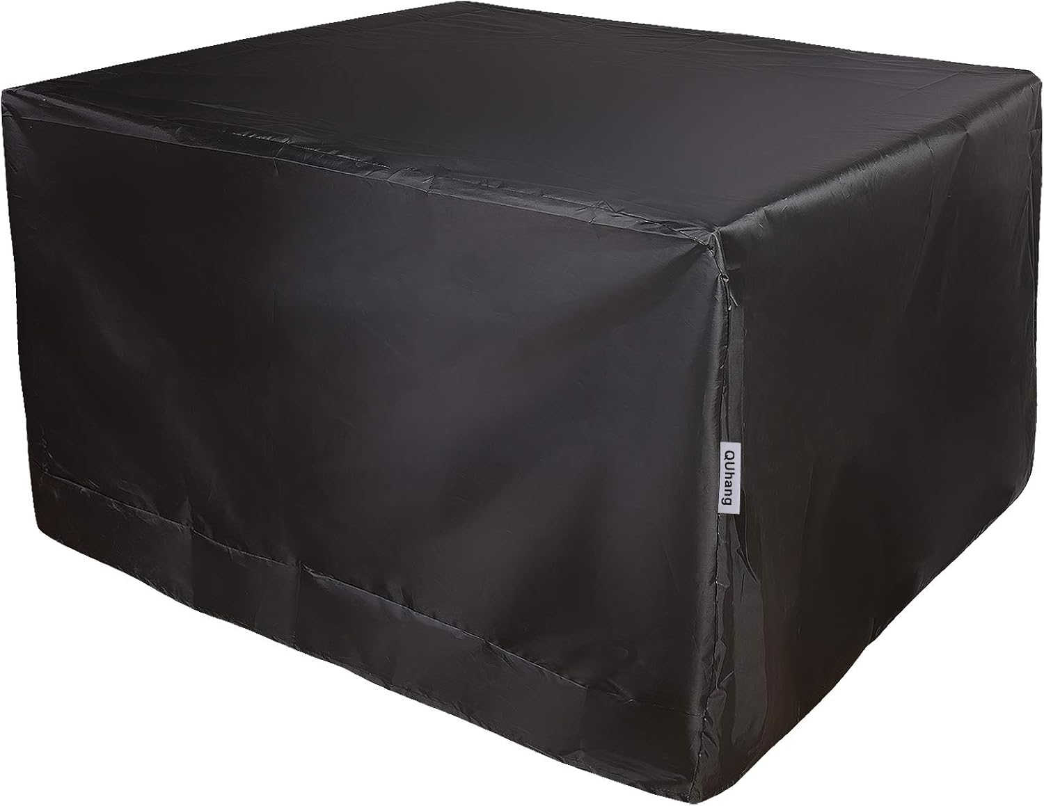 Garden Furniture Covers Waterproof, Outdoor Patio Table Covers Heavy Duty 210D Anti-UV Windproof Protective Cover for Outside Rattan Table and Chair Set (126x126x74cm)