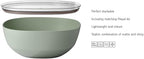 Serving Bowl with lid Silueta - Dishwasher & Microwave Resistant - Salad Bowl - Tapas Bowls - Tableware - 5000 ml - Nordic White
