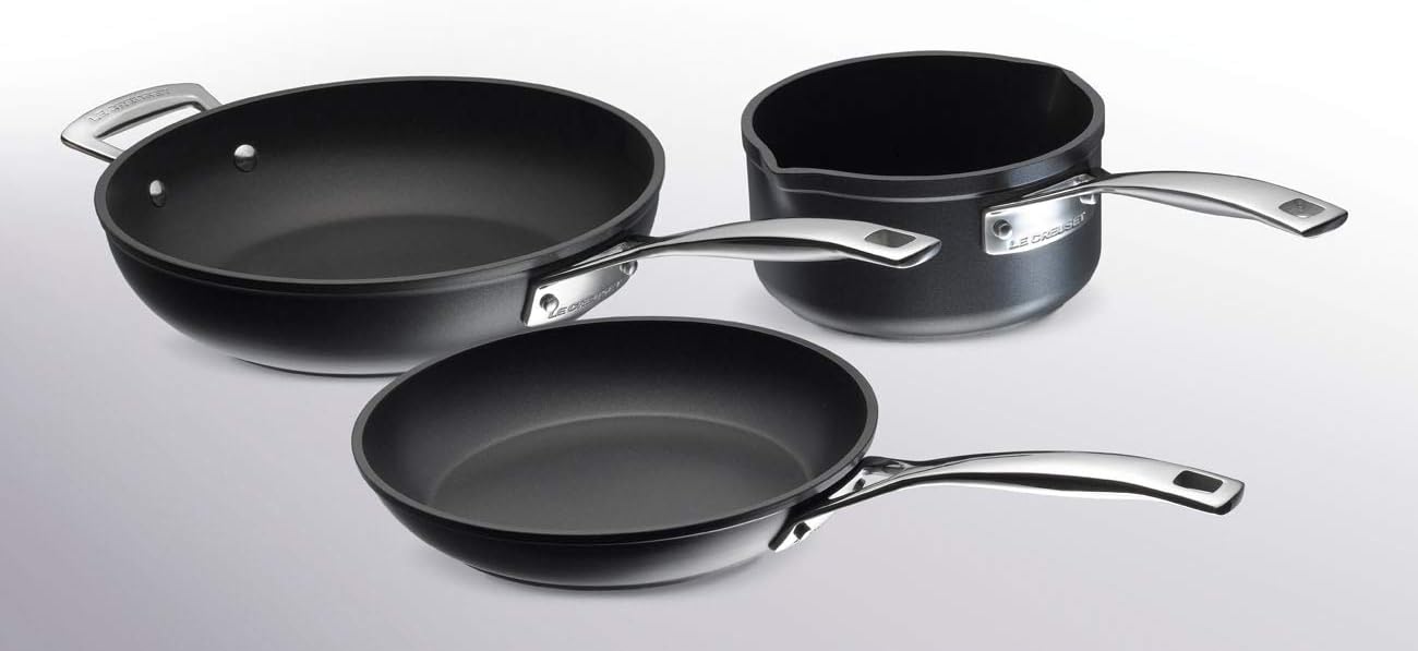 Toughened Non-Stick 22cm Frying Pan, Aluminium, Black, 51112220010002