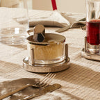 5071 - Design Cheese Cellar, Glass and Stainless Steel