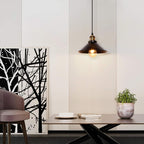 Industrial Retro Black Iron Kitchen Restaurant Bar Balcony Hanging Pendant Light (3 Pack)