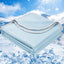 Double Cooling Blanket King Size for Hot Sleepers, Double Side Arc-Chill Q-Max>0.5 Cooling Blanket for Night Sweats to Keep Cool, 220 x 240cm, Ice Blue