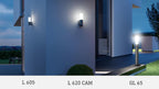 Steinel LED Outdoor Light L 605 S, 180° Motion Detector With Maximum 10 m Range, 11.3 W, 729 lm, Aluminium, Anthracite