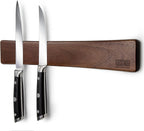 Magnetic Knife Strips, Magnetic Knife Holder for Wall, Acacia Wood Knife Magnetic Strip Use as Knife Bar, Knife Holder for Kitchen Utensil Organizer, 40cm/16in