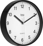 Teesa Clock Analog Wall Universal 20 cm TSA0038B Black