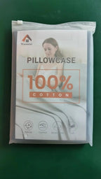 Khaki Cotton Pillow Cases 2 Pack, 600 Thread Count Soft Pillowcases Breathable,Satin Weave Long Staple Cotton Pillow Case Hotel Quality Hypoallergenic with Envelope Closure,50 X 75 CM
