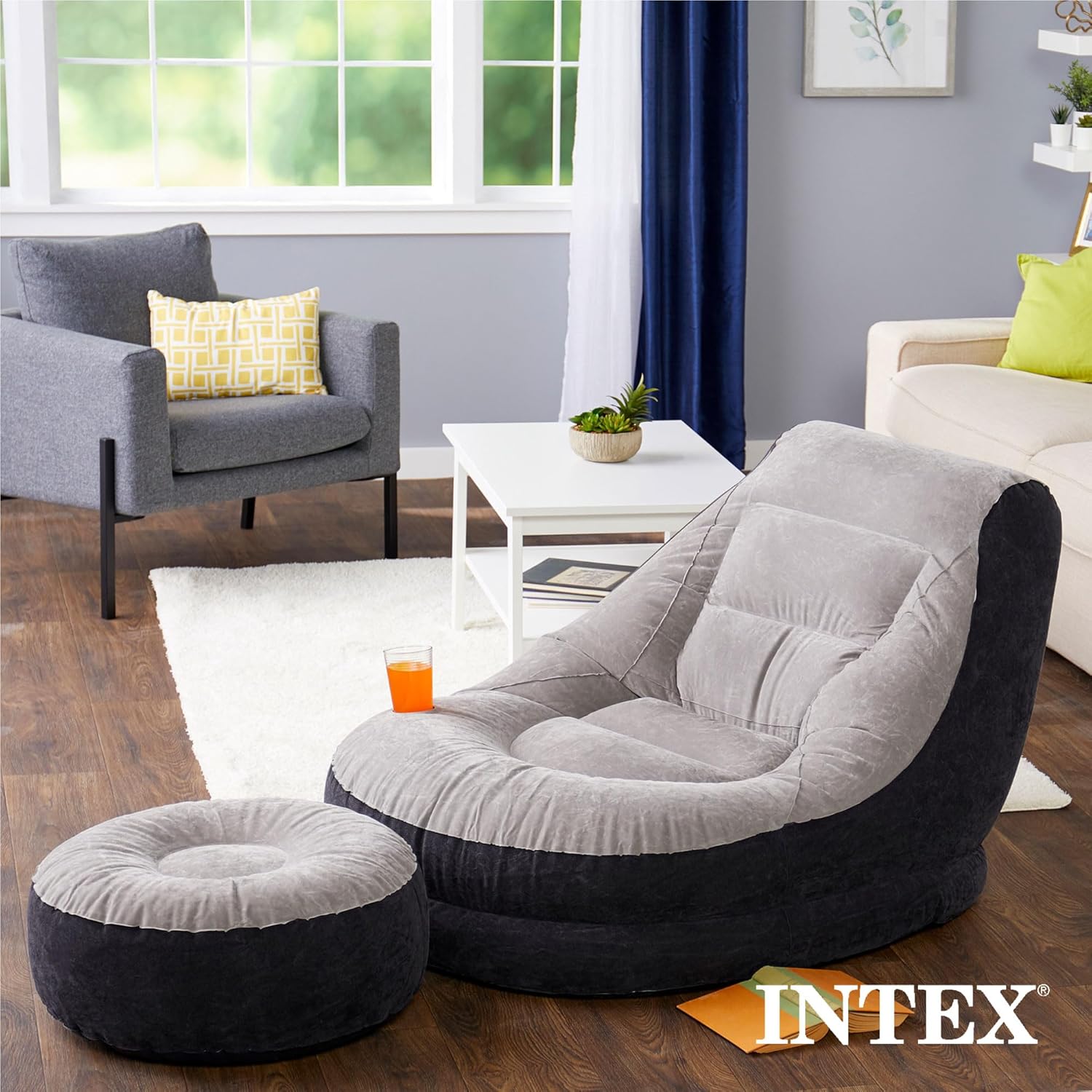 Inflatable Ultra Lounge with Ottoman