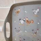 Hen House Lane Large Tray | British Designed Farmhouse Kitchen Tray | Durable Melamine & Plastic Blend | Rustic Countryside Design | Easy to Clean