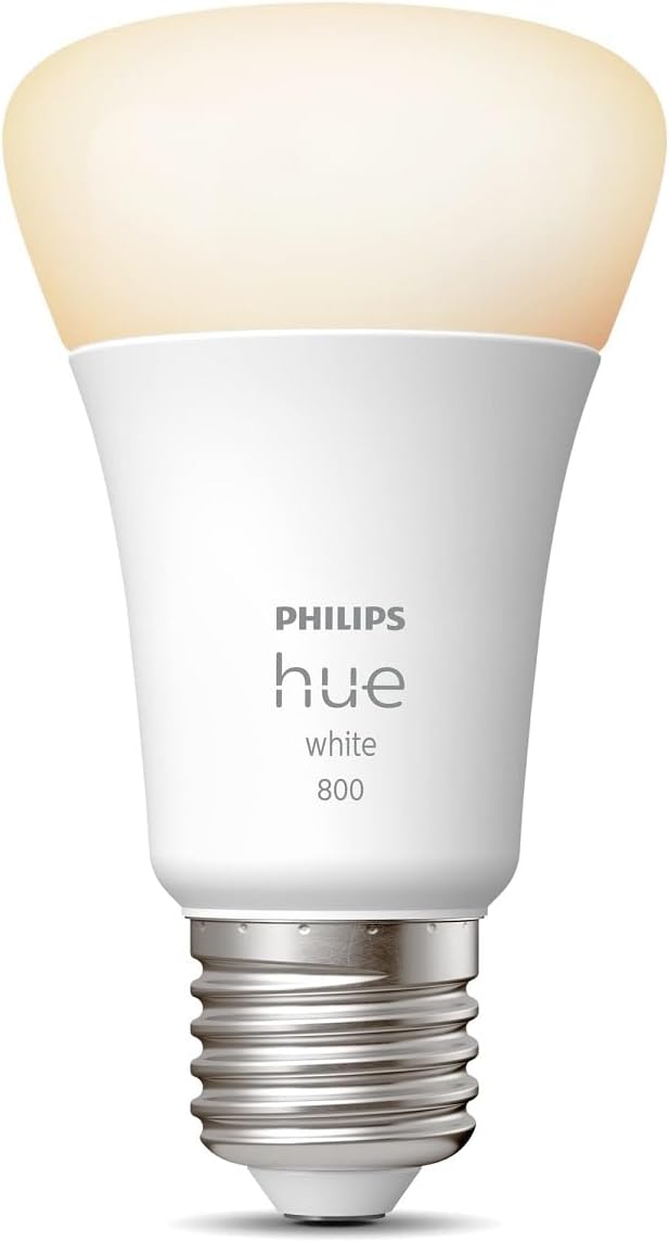 White A60 Smart LED Light Bulb [E27 Edison Screw] for Home Indoor Lighting with Amazon Echo and Alexa