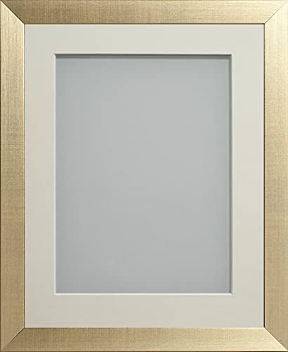 Simpson Range Gold 10x8 inch Frame With Ivory Mount for 8x6 inch *Choice of Sizes* Fitted with Real Glass