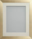 Simpson Range Gold 10x8 inch Frame With Ivory Mount for 8x6 inch *Choice of Sizes* Fitted with Real Glass