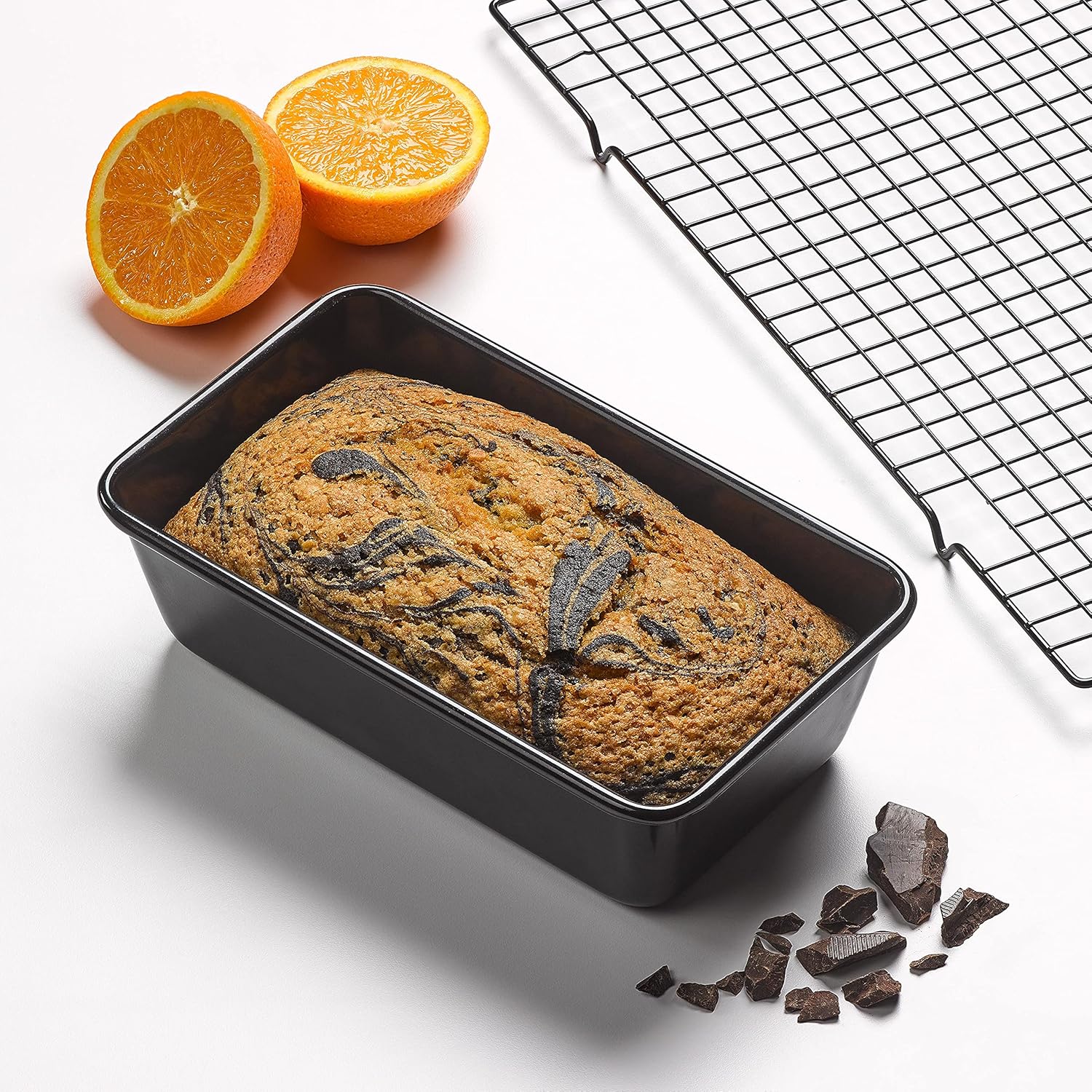 Performance, 2lb Loaf Pan, Professional Gauge Carbon Steel with Eclipse Non-Stick Coating; Perfect loaf tin for Cakes and Loaves, 24.4x14.4x6.95 cm