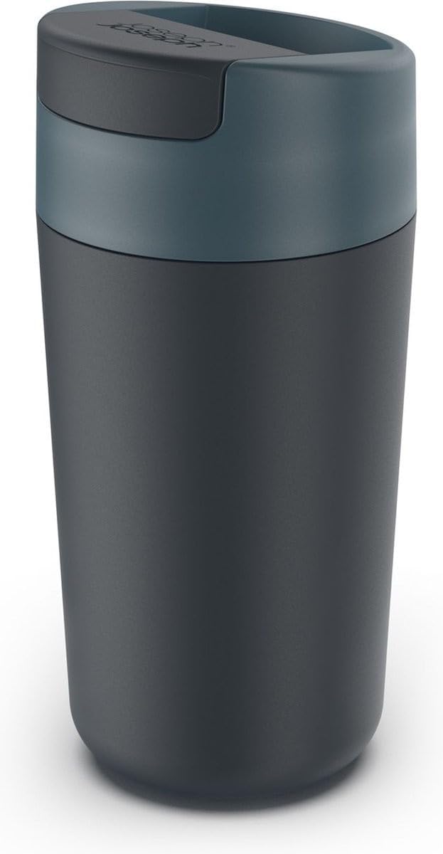 Sipp Travel mug, Hygienic, Leakproof reusable mug, Coffee & Tea Cup with Lid - 454 ml (16 fl. oz) - Blue