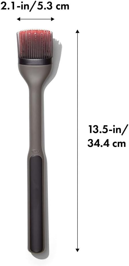OXO Good Grips Grilling Basting Brush, Silicone, Black