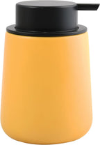 MSV Maonie Ceramic Liquid Soap Dispenser 300 ml Matt Saffron Yellow, Standard