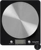 1036 BKSSDR Digital Kitchen Scale – Cooking & Baking Scales for Food Weight, Stainless Steel Weighing Platform, 5KG Capacity, Tare Function, Large LCD Easy Read Display, Measure Liquids, Black