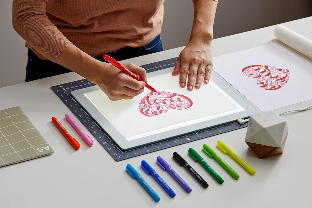 BrightPad Go | 29.2 cm x 22.8 cm (11.5" x 9") | Cordless LED Light Box | 5 Brightness Settings, Up to 4200 Lux | for Drawing, Tracing, Paper Crafting, Weeding and More. | Indigo