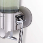 BT1034 444ml Single Wall Mounted Soap Dispenser Pump for Soap, Shampoo, Conditioner, Shower Gel, Suitable for Bathroom, Easy to Install, Rustproof, Brushed Stainless Steel