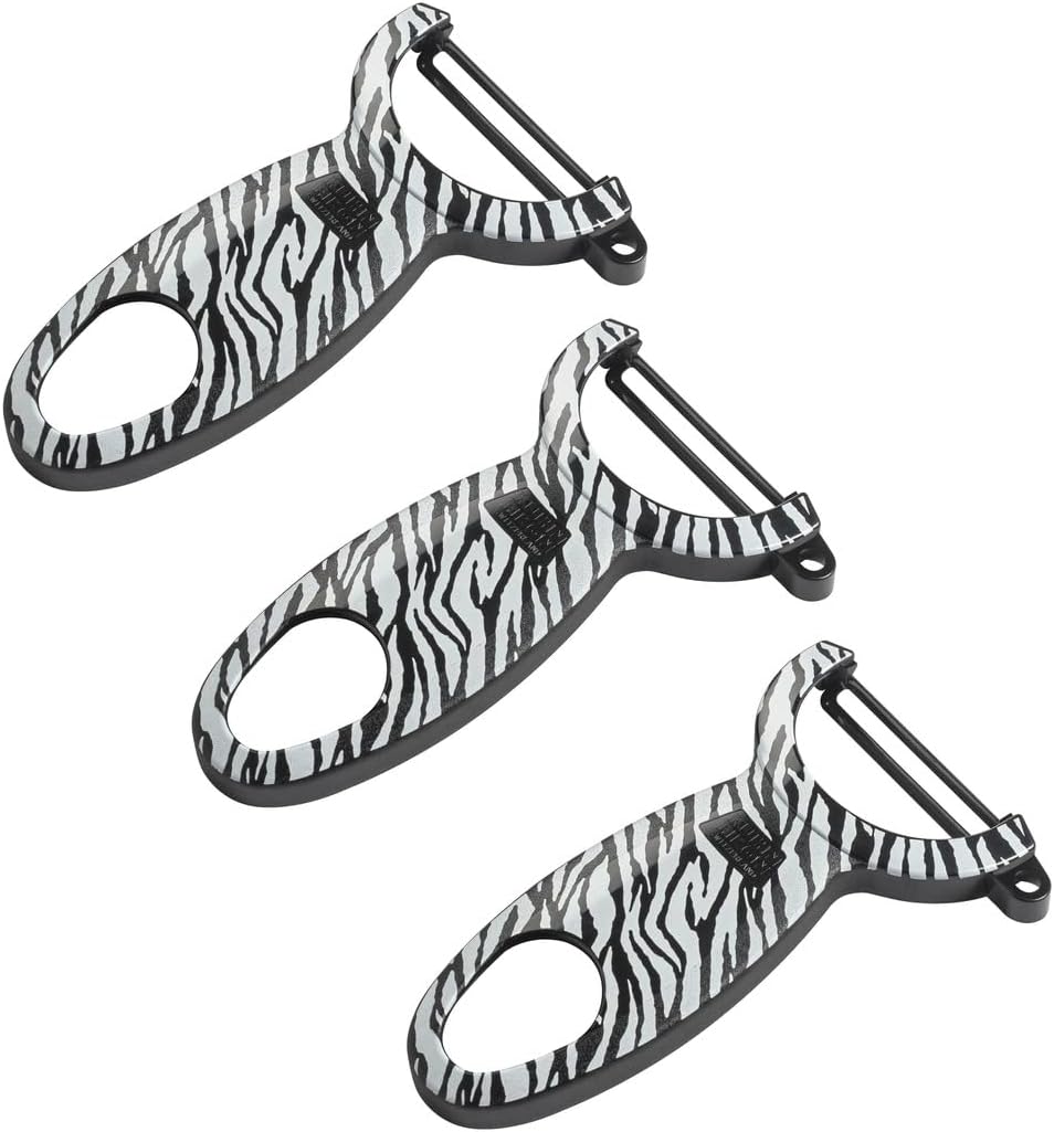 Zebra Swiss Peeler, Set of 3