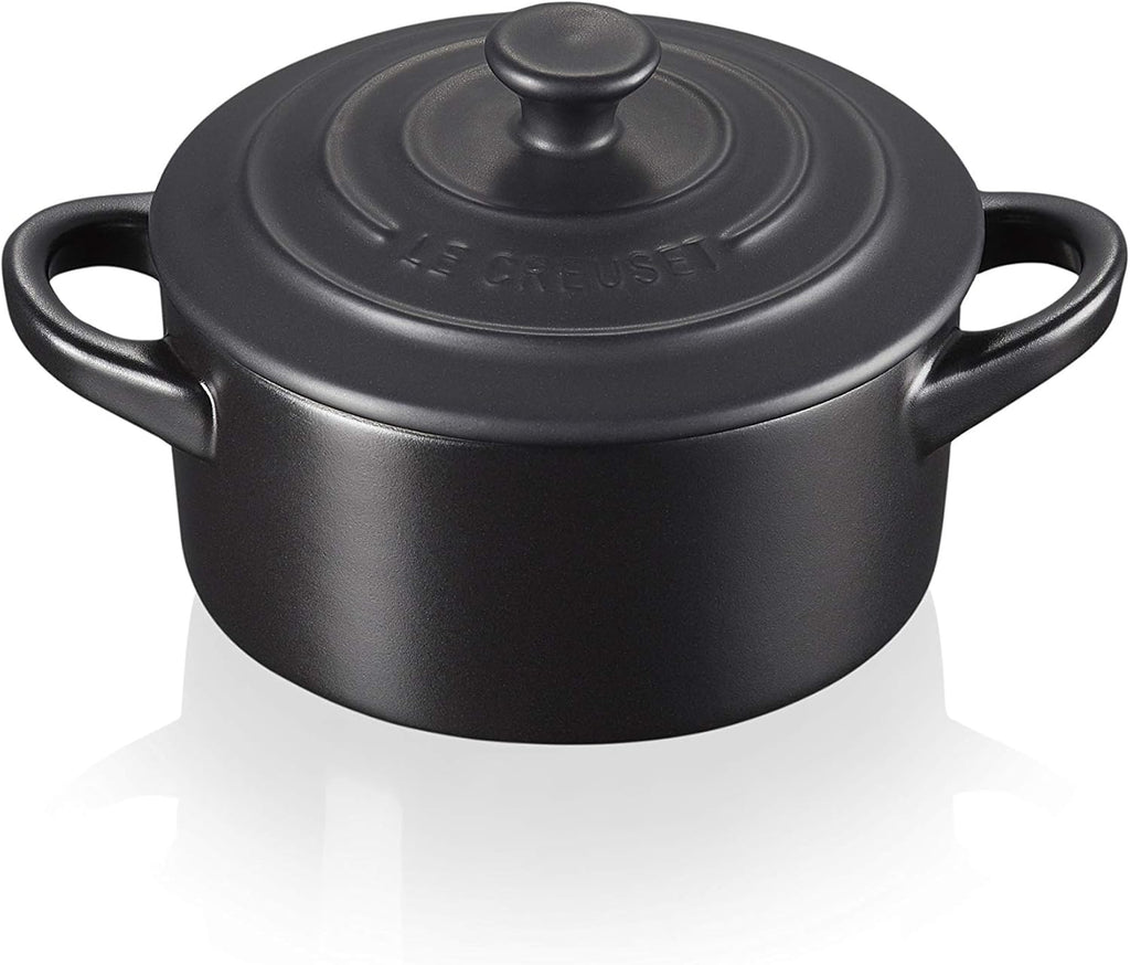 Stoneware Petite Round Casserole, 0.25 L, Matte Black, 71901100000100