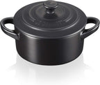 Stoneware Petite Round Casserole, 0.25 L, Matte Black, 71901100000100