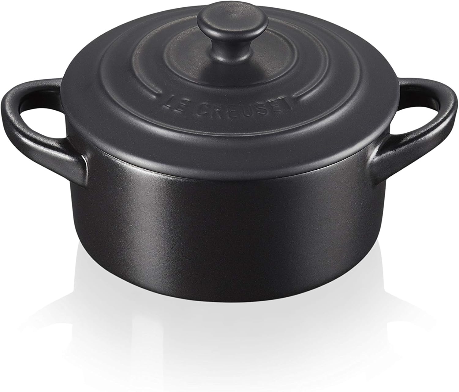 Stoneware Petite Round Casserole, 0.25 L, Matte Black, 71901100000100